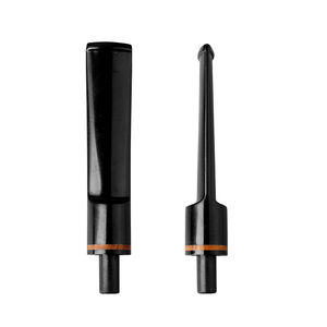 Bocchino in Acrilico di Grado Alimentare, Riciclabile e Pratico per Pipa da Fumo con Anello in Legno di Bruyère - Product Image 6