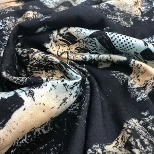 Fonesun-RW563 Custom Print Digital Printing Wool Fabric