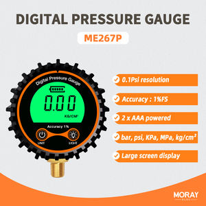 मोरे मे267p बैटरी संचालित ओम lcd सटीकता 1% टायर पर इलेक्ट्रॉनिक मैनोमीटर बुद्धिमान वायु दबाव गेज - Product Image 2