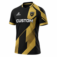 Maillots de football géométriques personnalisés au design audacieux pour les clubs et académies jeunes du Royaume-Uni avec noms et numéros de joueurs