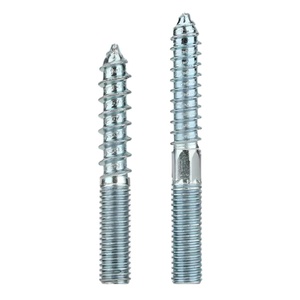 Mạ kẽm M4-M10 hai đầu Stud Bolt đồ nội thất sửa chữa vít gỗ với tự khai thác ren Stud móc áo bu lông thép carbon - Product Image 1