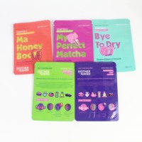 Sachets personnalisés pour masques faciaux, échantillons de soins de la peau, petits sachets étanches avec feuille d'aluminium, pochette cosmétique