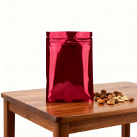 Feuille d'aluminium de qualité alimentaire à faible quantité minimale de commande plat pour pochette barrière 3 joint latéral sac de Sachet de thé étanche à l'humidité PE petit paquet d'échantillon sous vide