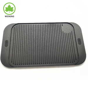 Griddle Plate Cast Iron Cookware Reversible <strong>Pan</strong> BBQ <strong>Grill</strong> Plate Cast Iron Steak Griddle BBQ Griddle Plate <strong>Pan</strong> - Product Image 5