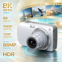 Appareil photo optique CE 64MP avec autofocus, écran CMOS, idéal pour les portraits, les vacances, les étudiants et la prise de vue quotidienne