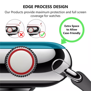 Protection d'écran complète 2.5D OEM pour Apple Watch Series Ultra 42/46/49mm, film protecteur transparent HD imperméable pour montre intelligente - Product Image 4