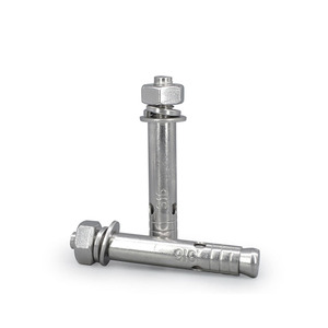 Ancre à expansion M16 en acier inoxydable 304 316, ancre à coin pour béton, boulons <span class=keywords><strong>d</strong></span>'expansion de 12 mm avec écrous hexagonaux, ancre à enfoncer - Product Image 3