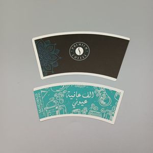 Vaso de Papel de Pulpa de Madera, Material Prima para Vasos Desechables, Logotipo Personalizado, Vaso de Papel para Bebidas Calientes y Café - Product Image 3
