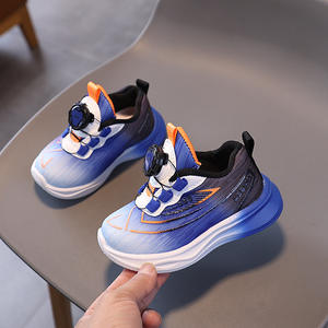 Ashkintel 2025 Primavera Otoño Zapatos Deportivos de Malla para Niños Transpirables Zapatos para Correr para Niños y Niñas con Hebilla Giratoria Color Sólido - Product Image 5