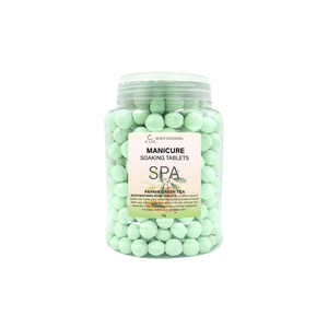 Tablettes de bain effervescentes de luxe faites à la main avec papaye et thé vert, ingrédients 100% naturels, 1000g - Product Image 2