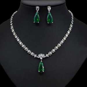 <span class=keywords><strong>2</strong></span> шт., женские сережки и ожерелья из фианита - Product Image 3