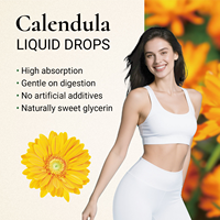 Extrait de Calendula Naturel en Gouttes Liquides – Soutient la Santé de la Peau et le Système Immunitaire – Teinture Végétale