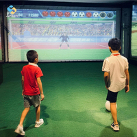 Simulateur de football AR, jeu de tir au football en salle, jeu de tir au but de football et simulation de jeu de football PK