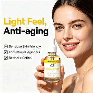 Sérum Double <span class=keywords><strong>Rétinoïde</strong></span> au Rétinol et NAD+ Personnalisé en Usine, Anti-Âge, Raffermissant, Lissant la Peau, Anti-Rides, Essence Faciale 30ml - Product Image 1
