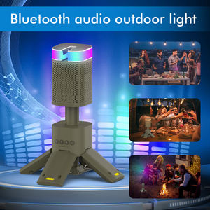 <span class=keywords><strong>Haut</strong></span>-<span class=keywords><strong>parleur</strong></span> 3 en 1, lumière extérieure avec batterie rechargeable de 14000 mAh, trépied télescopique, lampe de travail pour la randonnée et <span class=keywords><strong>le</strong></span> camping - Product Image 2