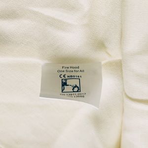 ฝากระโปรงกันไฟอาหรับสีกากี EN13911พร้อมการคุ้มครองคอแบบขยายสำหรับการดับเพลิงและการป้องกันความร้อนและควันในอุตสาหกรรม - Product Image 5