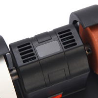 Mini-meuleuse d'établi robuste pour le polissage des bords de bois et la finition des surfaces
