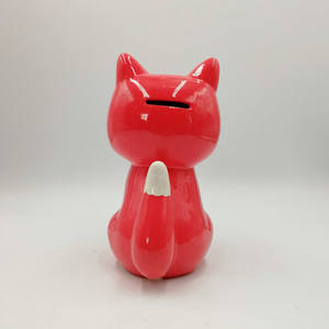 Vente d'usine, <span class=keywords><strong>tirelire</strong></span> créative et mignonne en forme de personnage de dessin animé <span class=keywords><strong>renard</strong></span> pour les cadeaux des enfants, boîte à épargne en céramique personnalisée - Product Image 3