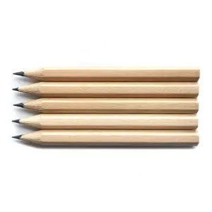 Factory Natural 3.5Inch Wooden Office Hotel Golf Charcoal HB Pencil FSC