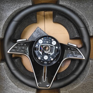 <span class=keywords><strong>Volant</strong></span> en cuir beige personnalisé pour Mercedes Benz GLE53 GLE 63 C43 <span class=keywords><strong>W208</strong></span> W222 E250 E350 A250 - Product Image 6