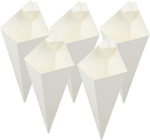 Vente directe <span class=keywords><strong>d</strong></span>'usine Design créatif personnalisé Cône en papier frites de qualité alimentaire - Product Image 6