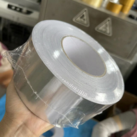 Ruban adhésif en aluminium pour joints de conduits, étanchéité contre l'humidité, anti-fuite, imperméable, ruban en aluminium argenté