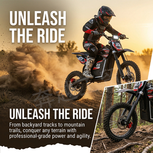 Moto tout-terrain EU haute vitesse 70 km/h, 60V 2500W, pour adolescents, avec batterie lithium 25Ah - Product Image 4