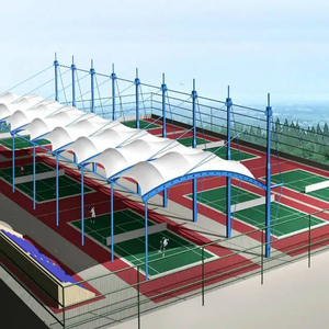 Membrane architecturale en PVDF 1050g 1100g, auto-nettoyante, pour structure tendue, matériau de toiture pour stade, tente, hall d'exposition - Product Image 5