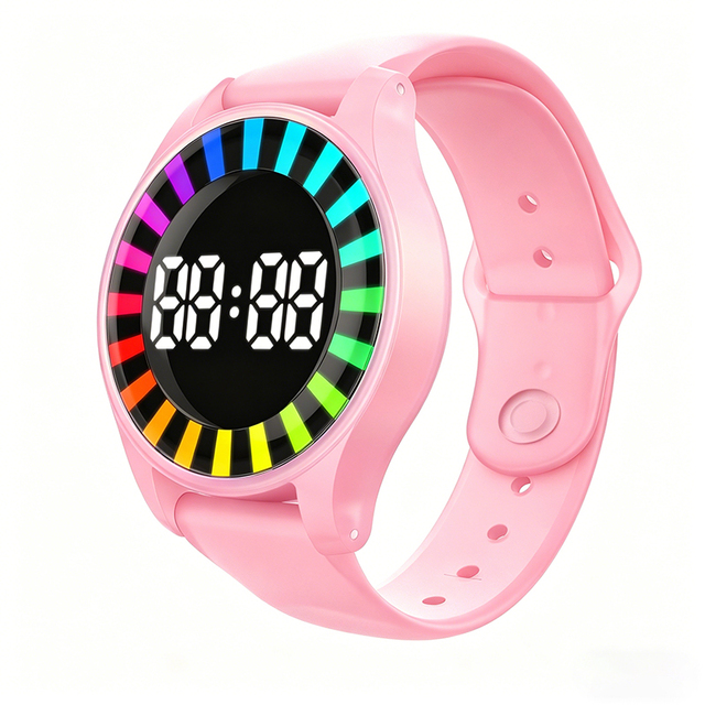 Customized RFID Vibration Countdown Reminder Wristband Silicone Playground Access Control IC Chip Reminder Wristband