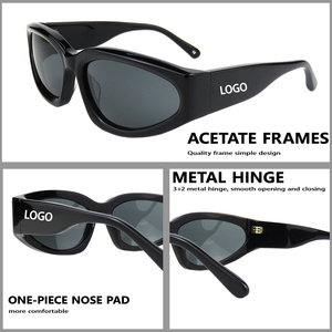 <span class=keywords><strong>Occhiali</strong></span> da Sole da Donna di Lusso Fashion Y2K di Produttori di Qualità Superiore con Montatura a Occhio di Gatto in Acetato, Lenti Polarizzate e Logo Personalizzato - Product Image 2