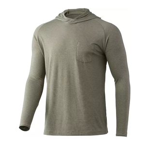 <span class=keywords><strong>เสื้อ</strong></span>ฮู้ดดี้ตกปลาเนื้อผ้าสเตรช <span class=keywords><strong>100</strong></span>% โพลีเอสเตอร์ แขนยาว ป้อง<span class=keywords><strong>กัน</strong></span>รังสียูวี - Product Image 1