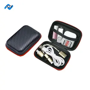 Organizador Cabos De Dados Carregador Recipiente De Armazenamento U Disco SD HDD Card Box-Somente Caso