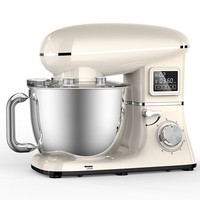 Robot culinaire électrique multifonction transfrontalier avec écran tactile, batteur sur socle, pétrin, mixeur, centrifugeuse et batteur à œufs