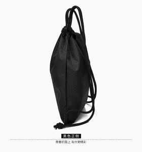 Custom Logo Nylon Draw String Recycled Waterproof 210D Polyester <b>Drawstring</b> Shopping Bag Sport Promotion <b>Backpack</b> - Product Image 2