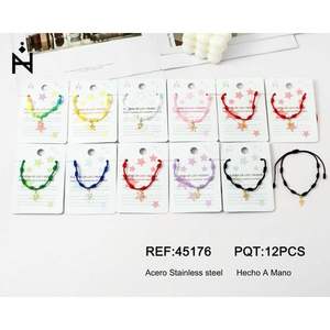 Pulsera de Acero Inoxidable con Nudo de Siete Estrellas y Serpiente Dorada, Brazalete de Moda con Dijes - Product Image 1