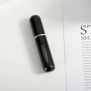 Factory Popular 5Ml 8Ml Aluminium Luxury <b>Pink</b> Travel Pressure <b>Spray</b> Bottle With Brand Logo - Product Image 4
