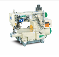 Machine à coudre industrielle ShingRay FW-720-TC FW-720-TB à point interlock haute vitesse à cylindre compact pour cols et poignets