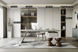 Librería Moderna de Madera Personalizada para Oficina en Casa o Sala de Estar, Mueble Portátil para el Hogar, Estantería para Libros - Product Image 3