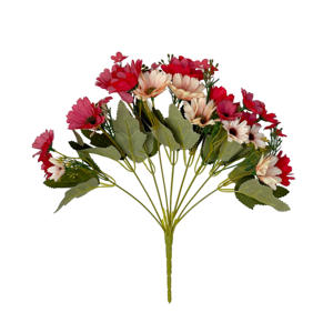 Alta calidad 22 cabeza sol flor fotografía paisaje arreglo Flor de seda hogar belleza decoración flores artificiales - Product Image 1