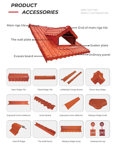 Tegola in Resina Sintetica ASA Goffrata Stile Antico, Lastra Decorativa Impermeabile in Plastica per Coperture Residenziali Retrò - Product Image 2