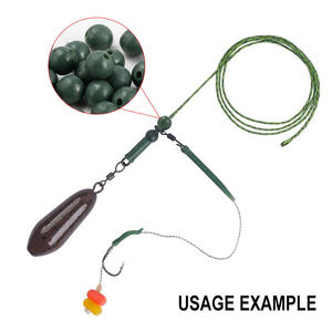 Accessoires de pêche à la carpe de style européen <span class=keywords><strong>FUN</strong></span>, perles souples PE anti-emmêlement et anti-collision, modèle ACE012 Hebei, 6mm 8mm - Product Image 4
