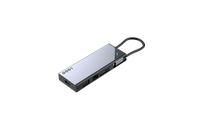 Station d'accueil USB-C 10 en 1, double HDTV VGA, USB 3.0, SD, TF, audio, adaptateur Type-C, PD 100W, multiport