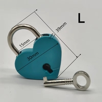 Cadenas en forme de cœur romantique avec clé, personnalisable, vente en gros d'usine, à prix avantageux pour cadeaux de couple et décoration de journal intime