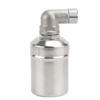 Vanne à boisseau sphérique à flotteur automatique robuste en acier inoxydable 1/2 ''304 pour réservoir d'eau OEM d'alimentation manuelle