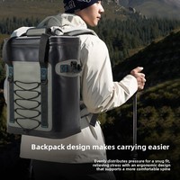 Sac isotherme personnalisé à double bandoulière, étanche, en TPU 600D, grande capacité, idéal pour pique-nique, camping et voyages en extérieur