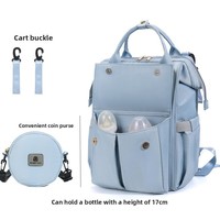 Sac de maternité transfrontalier pour jeunes mamans, grande capacité, multifonctionnel, portable, léger, antibactérien, imperméable en tissu Oxford
