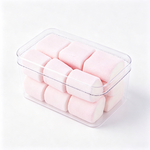 Boîte en plastique transparente de qualité alimentaire haute clarté avec couvercle pour tiramisu, mousse, gâteau en couches, biscuits, fruits, pâtisseries, emballage à emporter - Product Image 3