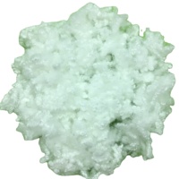Material de rebote esponjoso de fibra de poliéster reciclado de baja fusión 4Dx51mm para edredón, almohada, juguetes de peluche, relleno de fibra grapa
