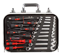 Ensemble d'outils de 153 pièces tout acier CR-V-Quatre couches juegos de herramientas manuales caja
