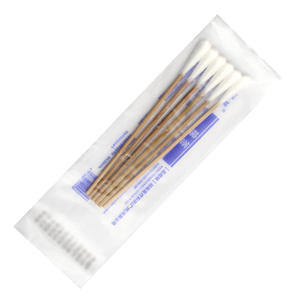 สำลีพันก้านยาแนกี้ ขนาด 12 ซม. แบบใช้แล้วทิ้ง ปลอดเชื้อ สำหรับทำความสะอาดแผล บรรจุ 300 ชิ้น สีขาว ผลิตที่เจียงซี ได้รับการรับรองมาตรฐาน CE - Product Image 2